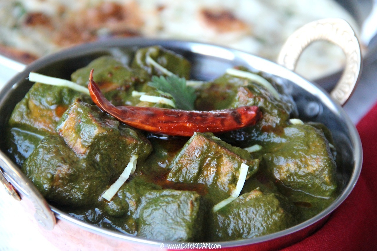Palak Paneer Indian Cottage Cheese In A Spinach Curry Cafe Ridan